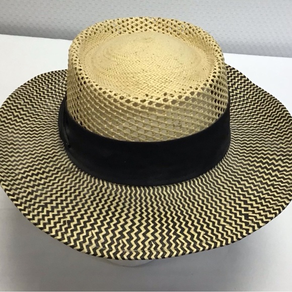 Imperial Vintage Woodstock Straw Hat - Picture 2 of 4